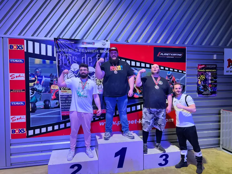 Rodrigue Colson sur le podium de l’Open Alliance, en 2024