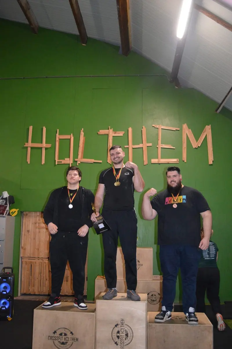 Rodrigue Colson sur le podium de l’Open East Flanders, en 2024